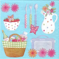 Smart girl picnic - blue
